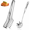 Spaghetti Server Set, Stainless Steel Spaghetti Tongs, Stainless Steel Pasta