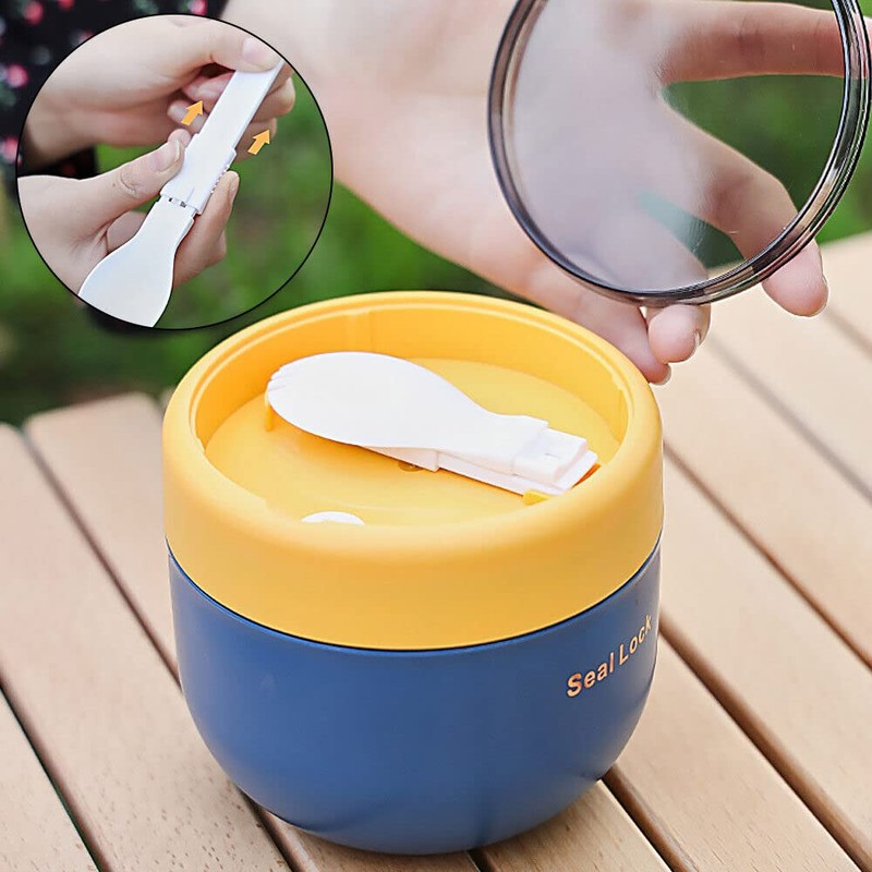 Lunch Box Thermal Food Flask Stainless Steel Insulated Food Soup