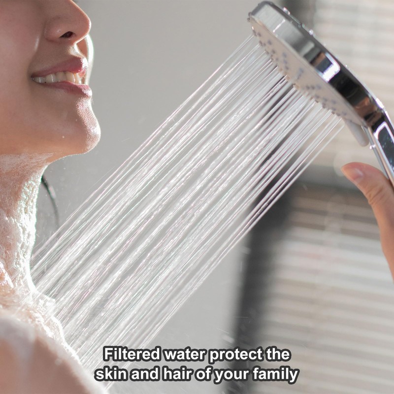 uxcell 12 Pcs Shower Head Filter 3.7 Inch PP Cotton