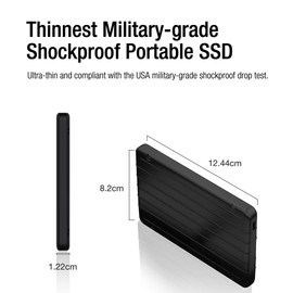 SP Silicon Power SU256GBPSD75PSCKEU external solid state drives 256 GB Portable SSD