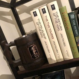 Green Dragon Beer Mug, 17oz, Wooden Beer Stein, Fantasy Decorations, Groomsman Gift Tankard