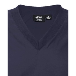 Akwa Made in USA Men's Microfiber Water Repellent V-Neck Pullover Vest
