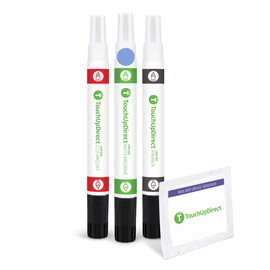 TouchUpDirect UN Steel Blue Metallic Compatible With Ford Exact Match Touch Up Paint Combo - Preferred Package