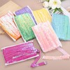 sourcing map 18m x 3cm Elastic Sequins Trim Flat Stretchy