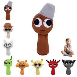 Peluche Sprunki, 9.8 inch Sprunki Plush Peluche, Bambola di Peluche Sprunki, Sprunky Figure Peluches Regali per i Fan, Giocattoli di Peluche Sprunki Carini Plushies Toys