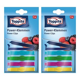Toppits Toppits Power Freezer Clips Freezer Safe up to -40 °C Pack of 10
