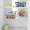 BTSKY Premium Plastic Egg Holder for Fridge - 24 Egg