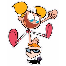 Sign dsign Dexter's Laboratory Cartoon Sticker Decal Dexter  - Small 4"