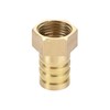 sourcing map Brass Barb Hose Fitting Connector Adapter 19mm Barbed
