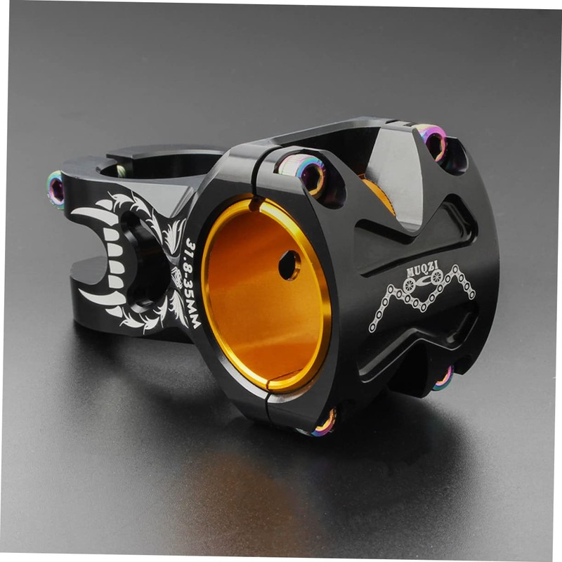OHPHCALL High-Off-Road Mountain Bike Riser Stem 31.8mm Handlebar Short 35