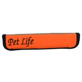 PET LIFE 'Extreme-Neoprene' Joint and Hip Protective Recovery Supportive Reflective Pet Dog Sleeves, Large, Orange