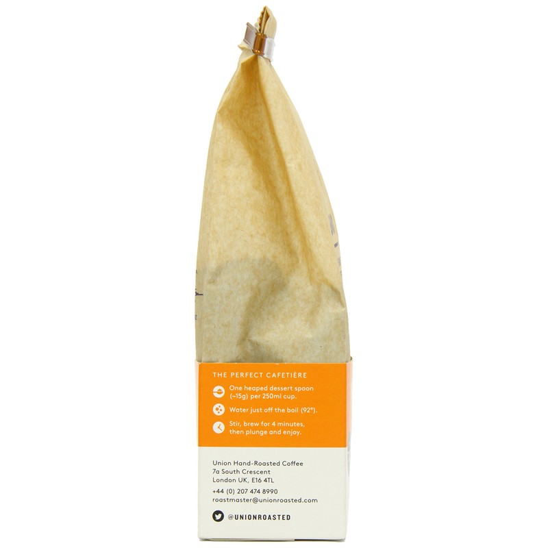 Union Organic Yirgacheffe Ethiopia Ground Coffee 200 g (Pack of