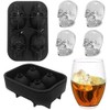 Skull Ice Cube Maker Tray 3D Silicone Ice Skull Maker