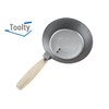 Toolty Masonry Scoop, Construction Pan - 185mm (7.28") - Wooden