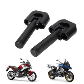 BIUGERCN Motorcycle Highway Foot Pegs Adventure Footpegs 7/8"-1.25" Crash Bar Rest Pedal CNC Universal for R1250GS F850GS R1200GS Africa Twin CB500X Tenere 700 V-Strom 390-1290 Adventure ADV