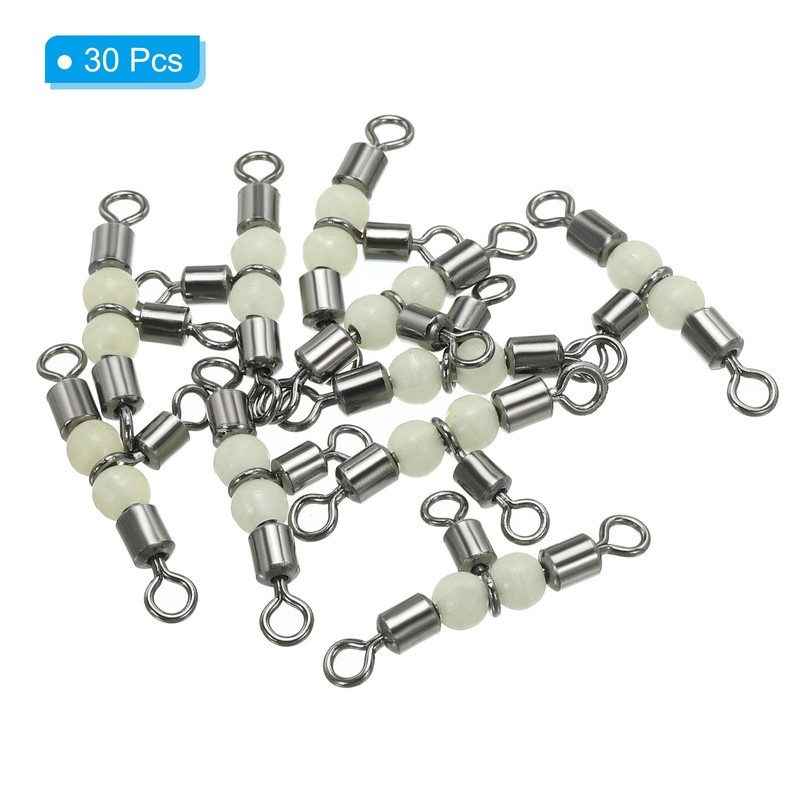 PATIKIL 3 Way Swivel 1.5x0.8 Inch, 30 Pack Cross Line
