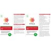 Vitals - Cholesterinformel Pro 60 Tablets with Berberine. Supports normal