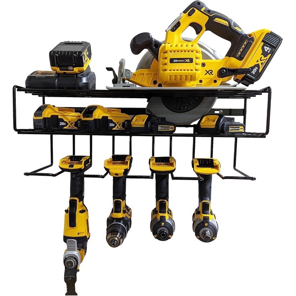 Plexon Floating Tool Shelf & Organizer | Wall Mounted Garage