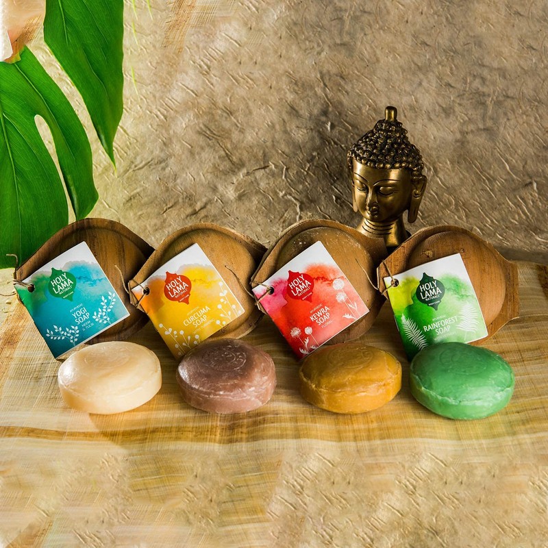 Holy Lama Naturals Ayurvedic Soap S/4