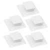 5pcs Wall Shelf Tube Holder Stainless Steel Bar Mount Bracket