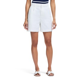 IZOD Women's Golf Shorts Performance Stretch, Solid Bright White