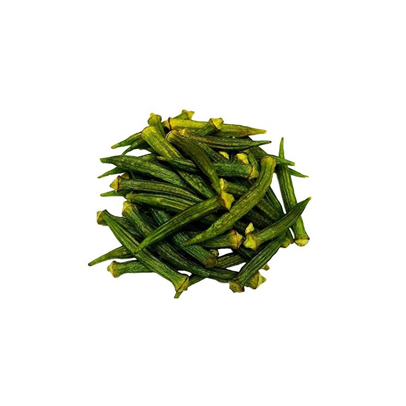 Dried Okra Chips | Sea Salted | Natural | Delicious