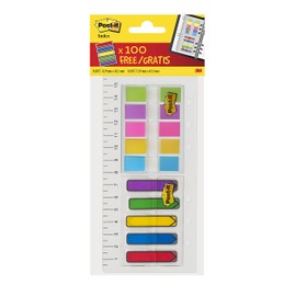 Post-It 683684LP Index Ruler Set (Includes 100 Index Arrows and 80 Index Flags) - Assorted