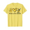Funny Love Bananas Shirt Cute Banana Gifts Peace Love Banana