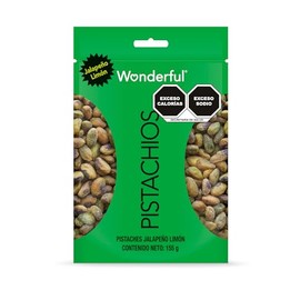 Wonderful Pistachios sin cáscara jalapeño limón 155gr