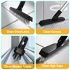 ITTAHO 2 Pack Grout Brush with Long Handle, Swivel Cleaning