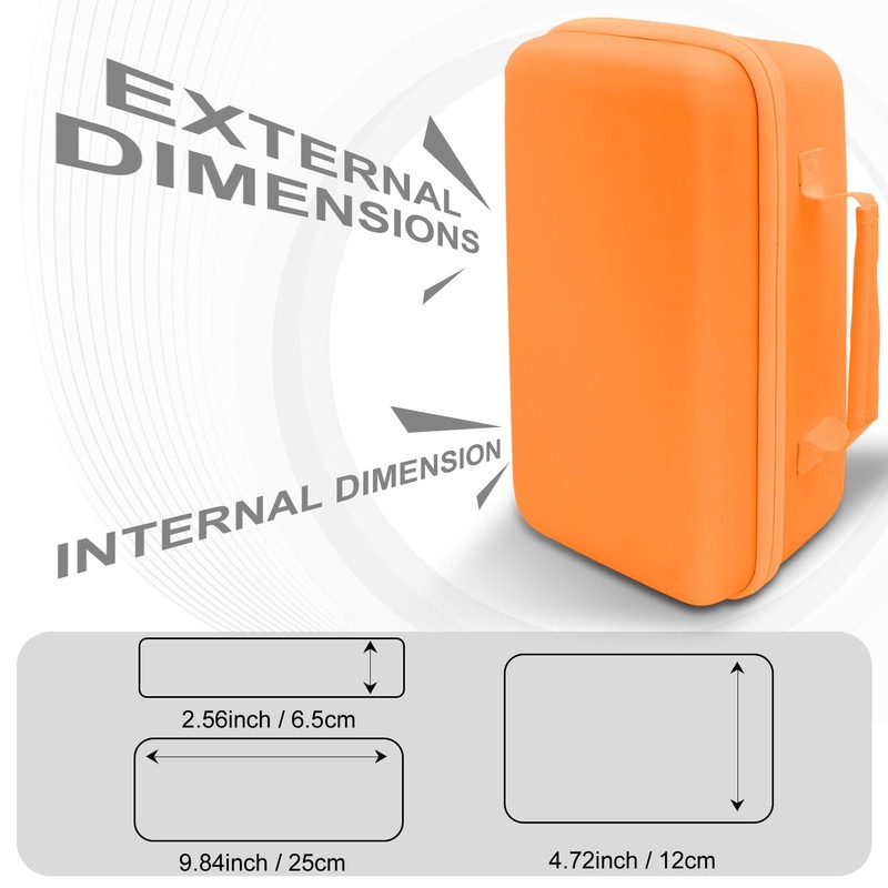 MeetRGB EVA Hard Storage Case Compatible with Liene M100 4x6''