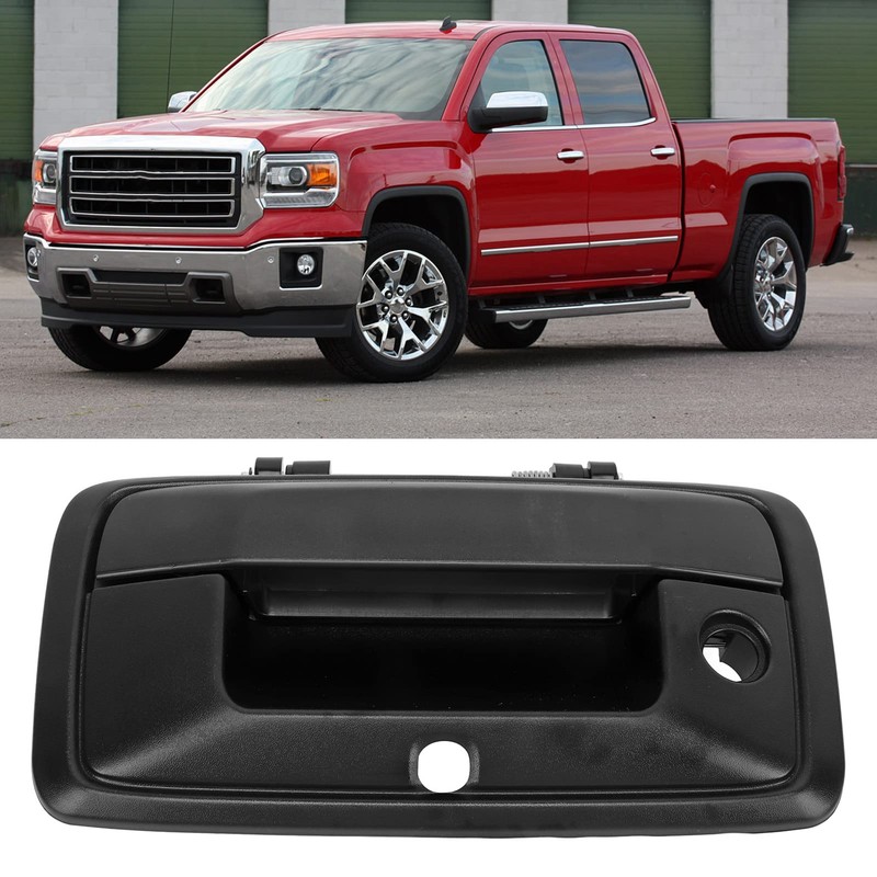Tailgate Handle with Camera Hole, 23448681 Rear View Backup Camera