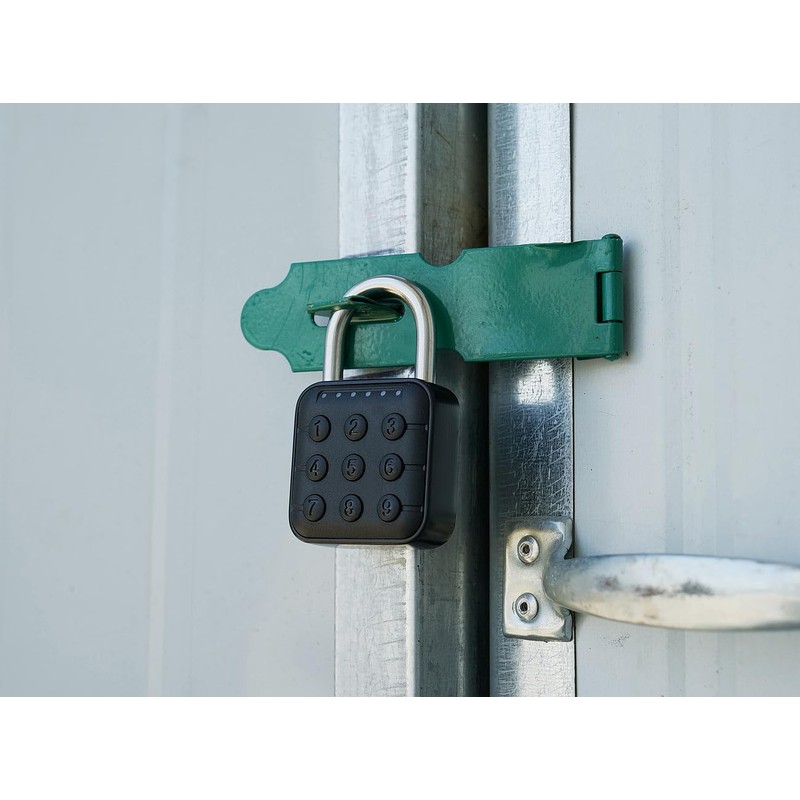 Xcase Bluetooth Cellar Lock: Set of 2 Metal Padlocks, Combination