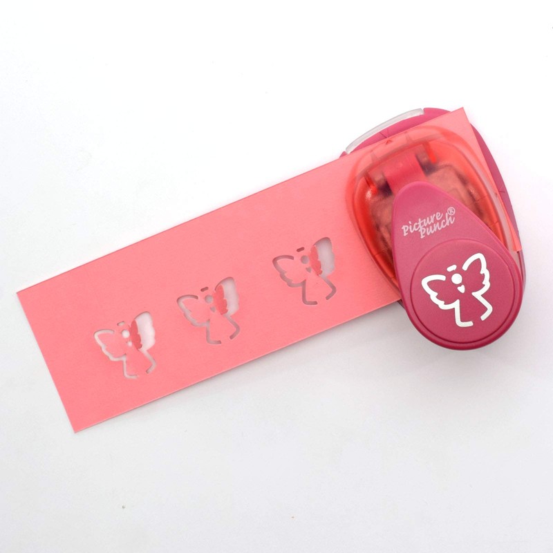 Vaessen Creative Craft Paper Pop Up Punch Medium, Angel, for