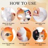 Seenelling 19 Pcs DIY Therian Mask Kit Blank Cat Mask