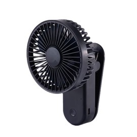 Magnetic Clip on Fan, Rechargeable Portable Fan for Golf Cart Camping Tent Office Desk (Black)