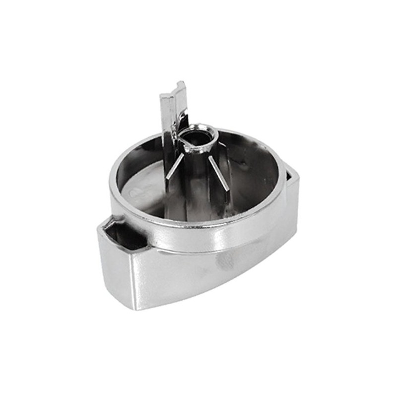 SPARES2GO Chrome Silver Switch Knob for Belling Oven Cooker Hob