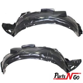 Parts N Go 06-11 Civic Fender Liners Splash Guard Pair Front Driver & Passenger Side LH/RH Liner - HO1250106, HO1251106, 74101-SVA-A00, 74151-SVA-A00