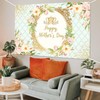 Joliaco Happy Mother's Day Backdrop Floral Gold Dots Mother's Day