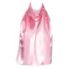 Hat To Socks Plain Elegant Chiffon Satin Scarf (Pink)