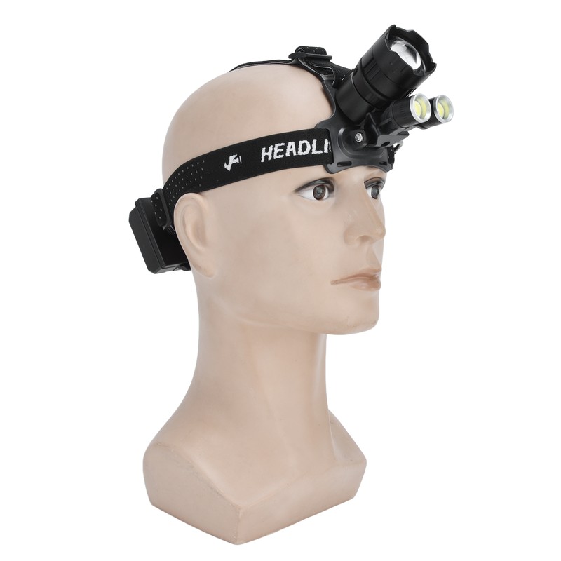 XHP160 Strong Headlight USB Charging Adjustable Waterproof Head Mounted Telescopic