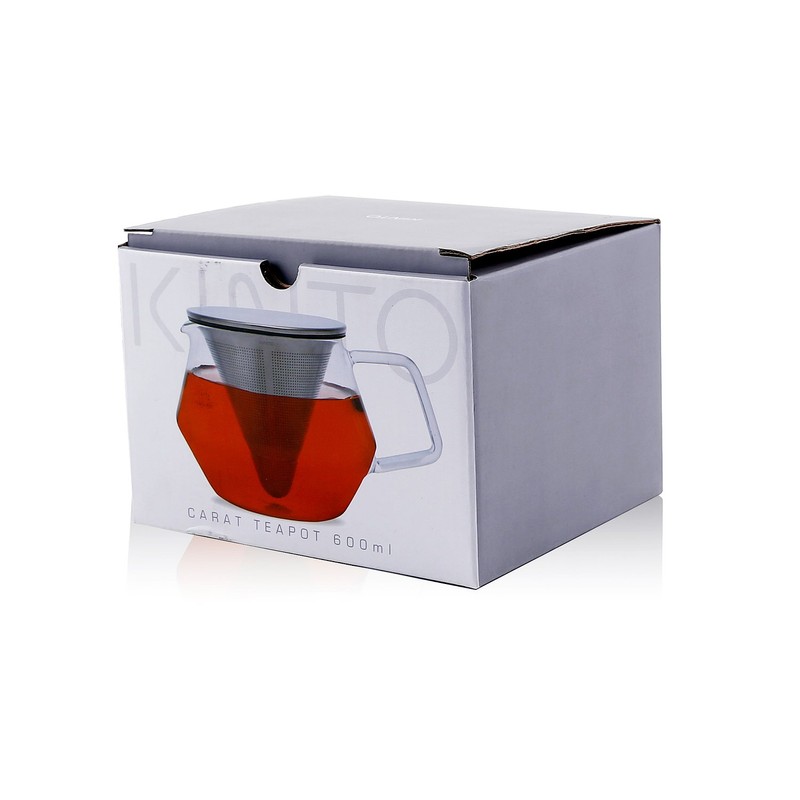 KINTO 21680 Carat Teapot, 20.3 fl oz (600 ml), Gift