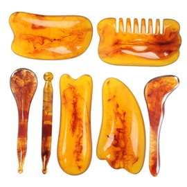 Beavorty Face Body Gua Sha Massage Set Tool for Skin Care Essential Oil Compatible Enhance Complexion