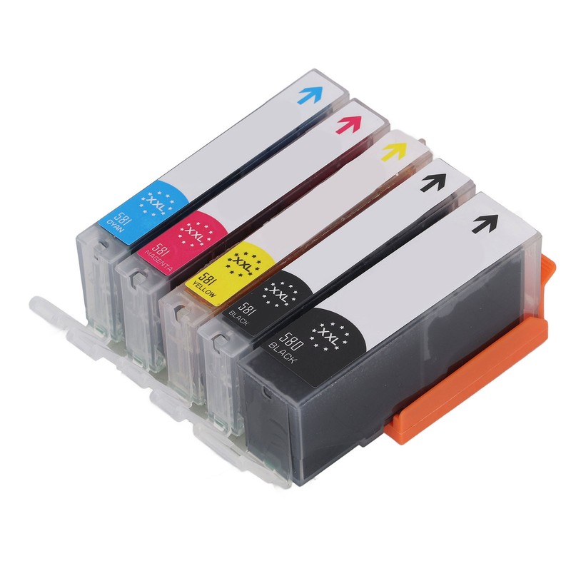 5 Color Printer Ink Cartridge Set Fluent Printing Ink Cartridge