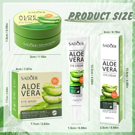 60 Pads Augenpads mit Augencreme, Aloe Vera Augenmaske, Augenringe Entfernen, Tränensäcke, Puffiness, Mindern Falten, Feuchtigkeit Spendende Augenmaske