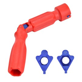 Wisebom Universal Toilet Seat Installation Key, Toilet Seat Repair Key, Toilet Seat Key, Plastic Toilet Mounting Key, 20 cm Toilet Lid Key, Red Toilet Lid Key