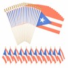 XCFH 20 Pack Puerto Rico Mini Stick Flag Small Puerto