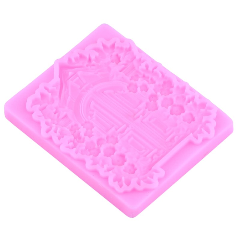 ZiXiang Gothic Window Door Silicone Molds Castle Door Fondant Mold