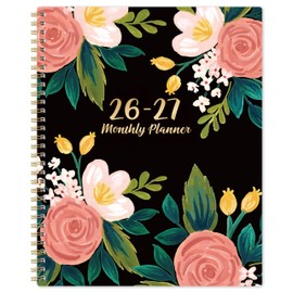 2026-2027 Monthly Planner/Calendar - 2 Year Planner 2026-2027, Jan 2026 - Dec 2027, Monthly Calendar 2026-2027 with Two-Side Pocket, 9'' x 11'', Tabs, Sturdy Binding
