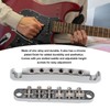 Vintage Guitar Bridge Set Stop Bar Tailpiece 6 Strings Electric